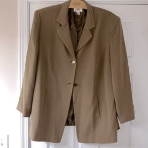 Talbots soft brown Blazer